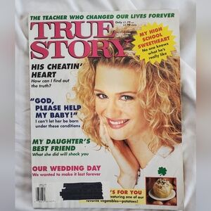 True Story Vintage March 1999 "The Teacher Who Changed Our Lives Forever"